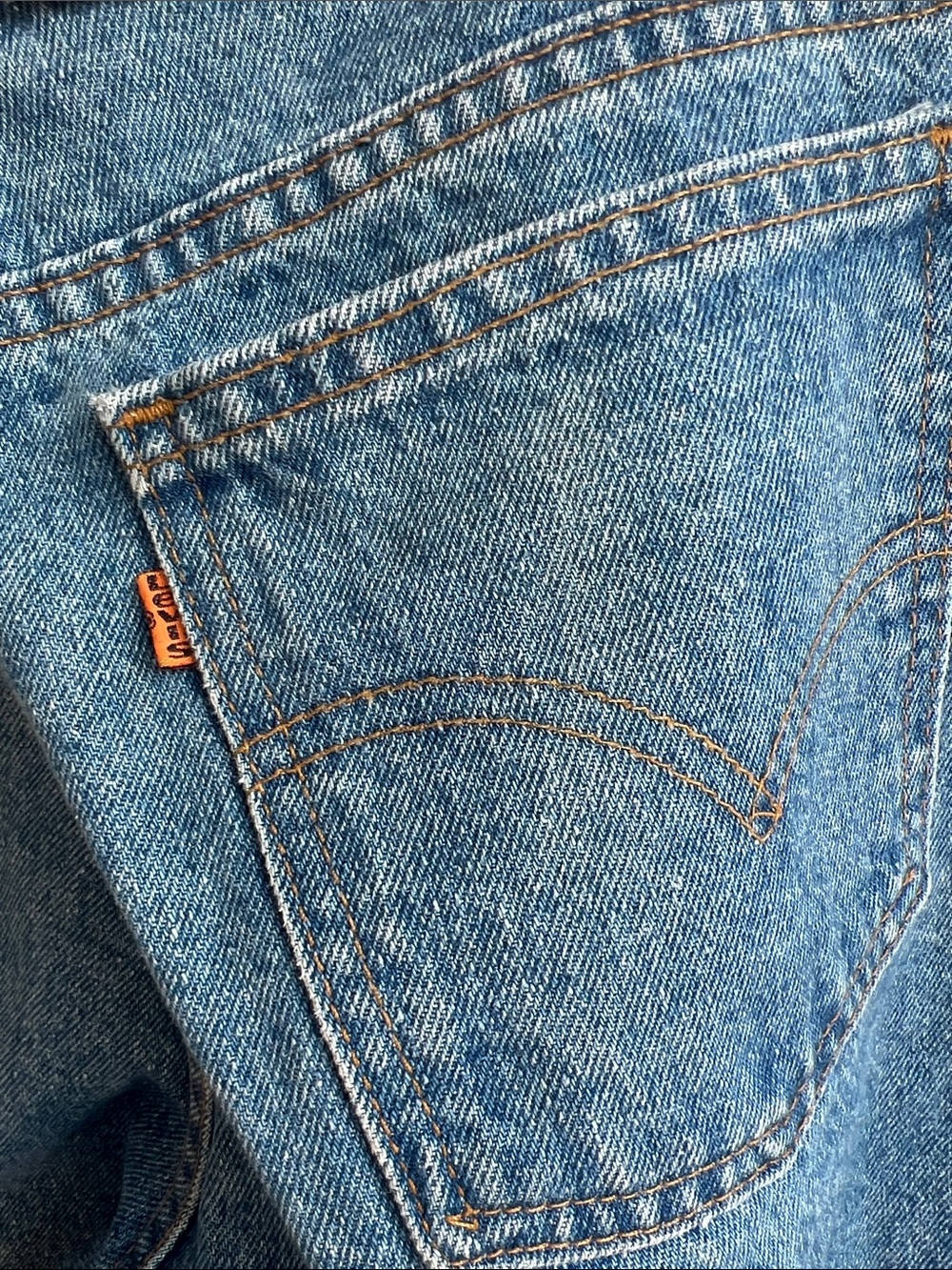 Levi's 619 Orange Tab Jeans - Picture 3 of 9